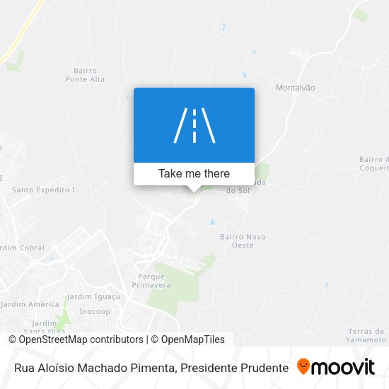 Rua Aloísio Machado Pimenta map