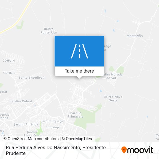 Rua Pedrina Alves Do Nascimento map