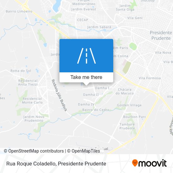 Rua Roque Coladello map