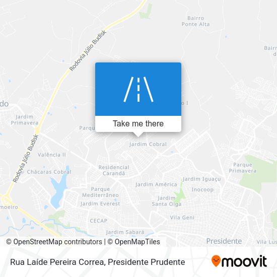 Rua Laíde Pereira Correa map