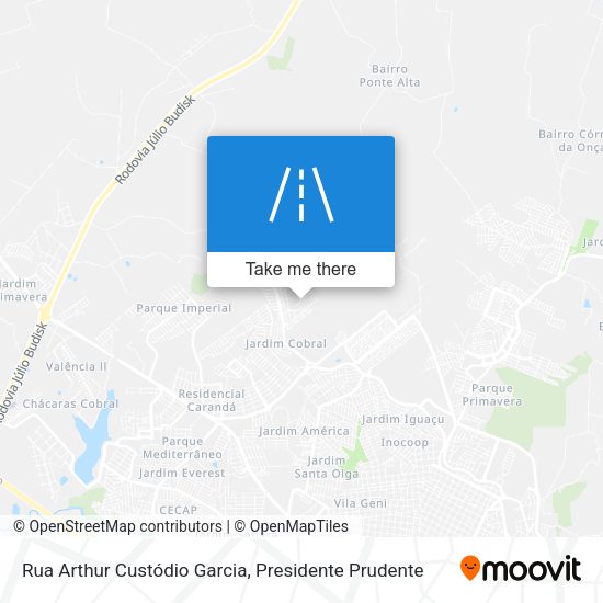 Rua Arthur Custódio Garcia map