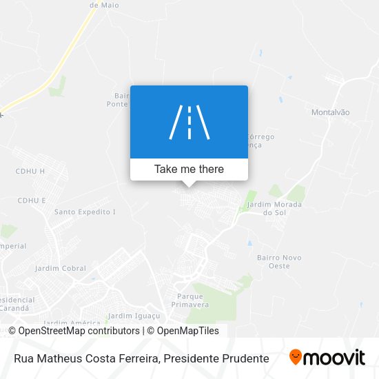 Rua Matheus Costa Ferreira map