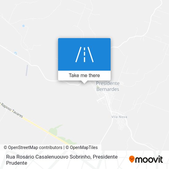 Rua Rosário Casalenuouvo Sobrinho map