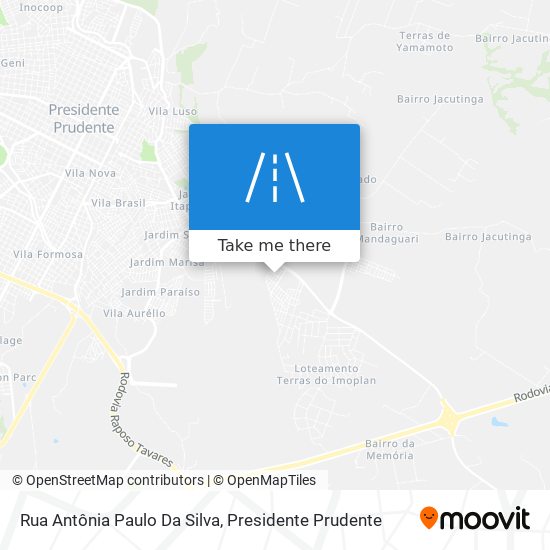 Rua Antônia Paulo Da Silva map