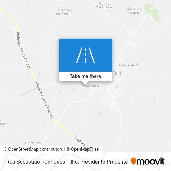 Rua Sebastião Rodrigues Filho map