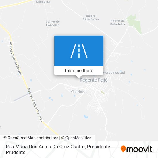 Rua Maria Dos Anjos Da Cruz Castro map