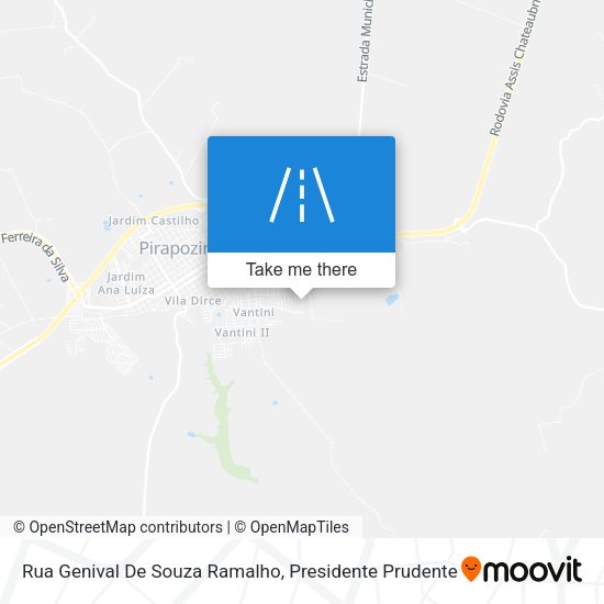 Rua Genival De Souza Ramalho map