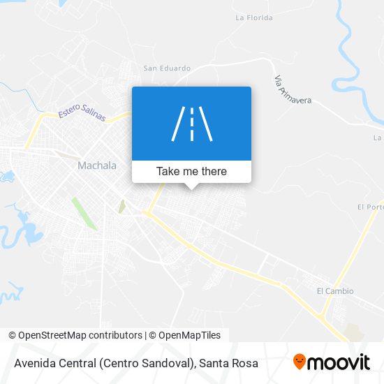 Avenida Central (Centro Sandoval) map