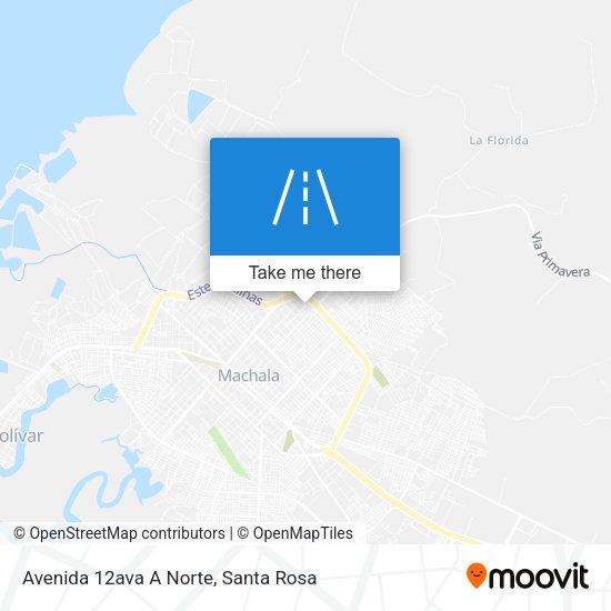 Avenida 12ava A Norte map