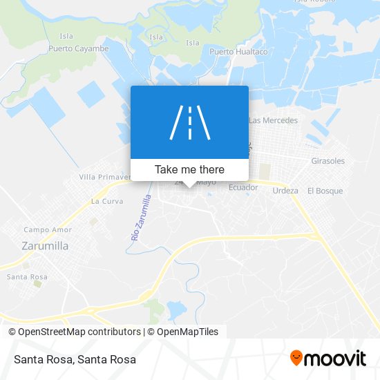 Santa Rosa map