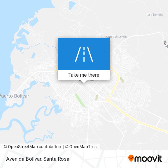 Avenida Bolívar map