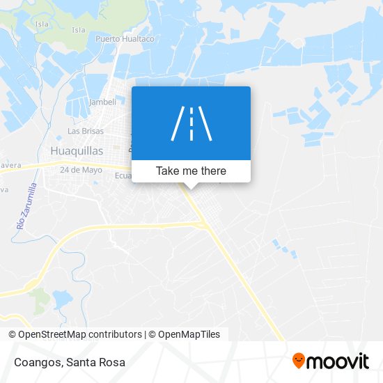 Mapa de Coangos