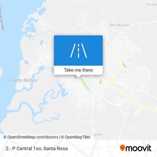 2.- P Central 1so map