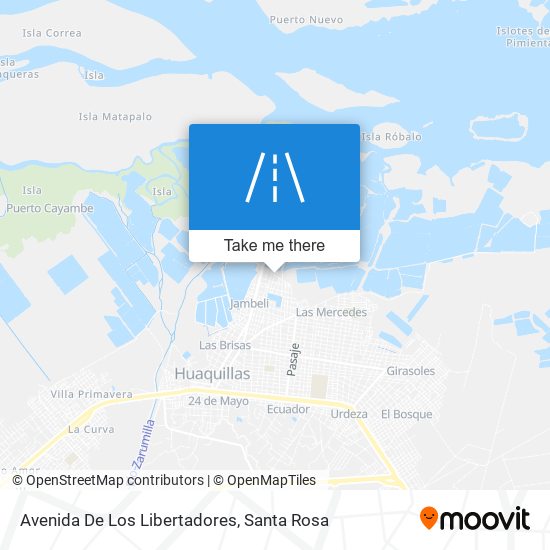 Avenida De Los Libertadores map