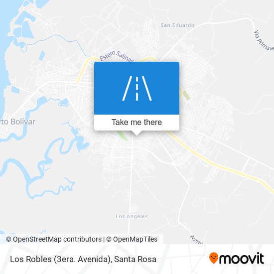 Los Robles (3era. Avenida) map