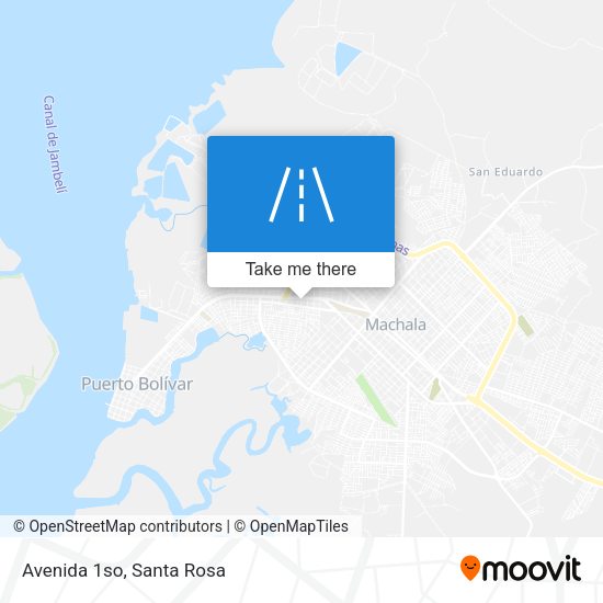 Mapa de Avenida 1so