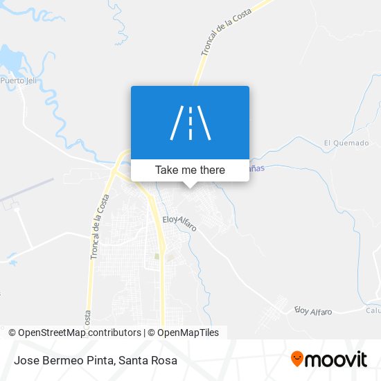 Jose Bermeo Pinta map