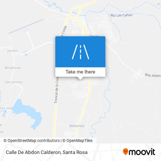 Mapa de Calle De Abdon Calderon