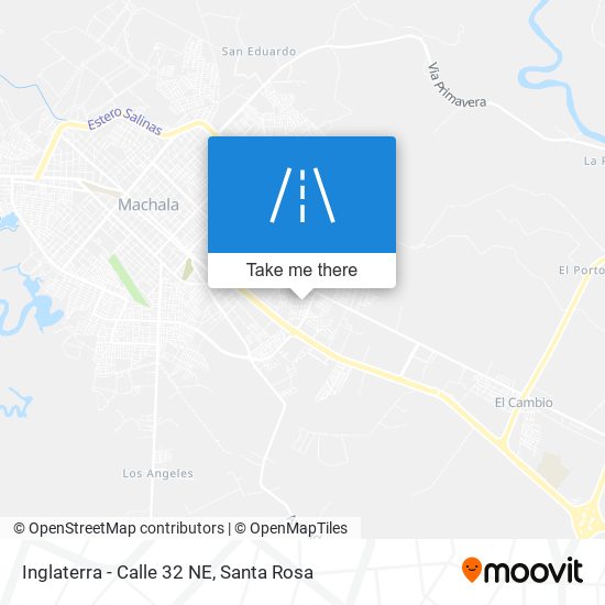 Mapa de Inglaterra - Calle 32 NE