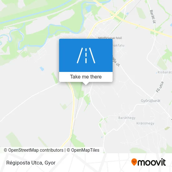 Régiposta Utca map