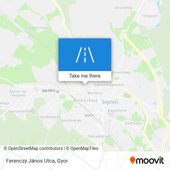 Ferenczy János Utca map