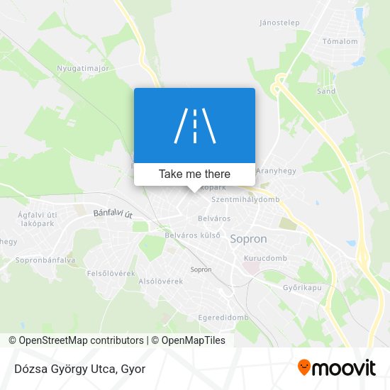 Dózsa György Utca map