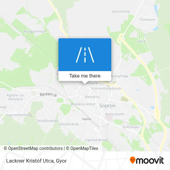 Lackner Kristóf Utca map