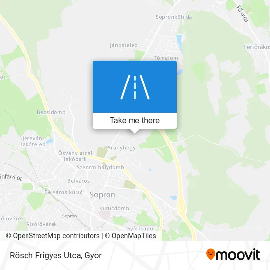 Rösch Frigyes Utca map