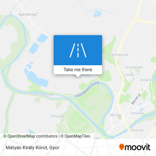 Mátyás Király Körút map