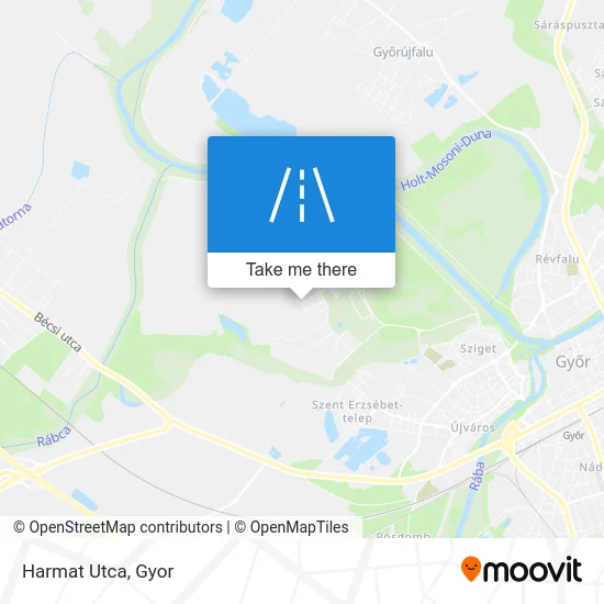 Harmat Utca map