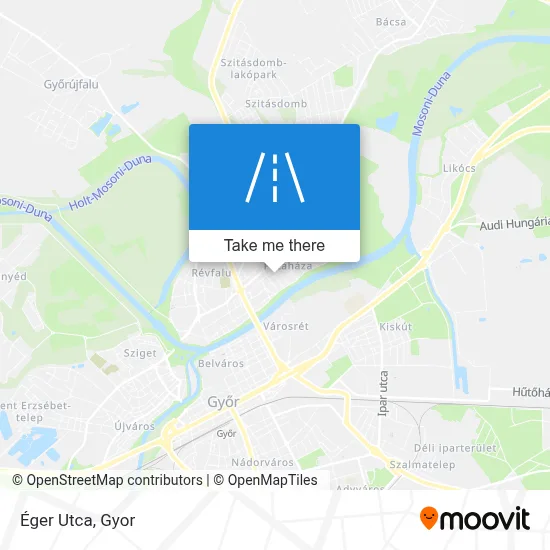 Éger Utca map