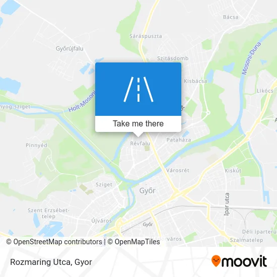 Rozmaring Utca map