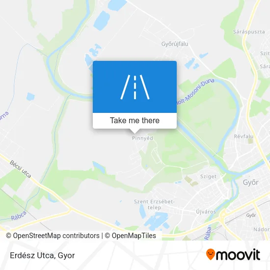 Erdész Utca map
