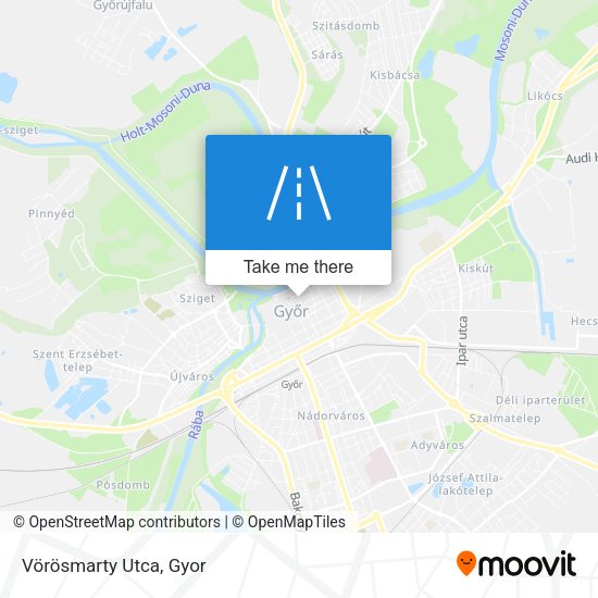 Vörösmarty Utca map