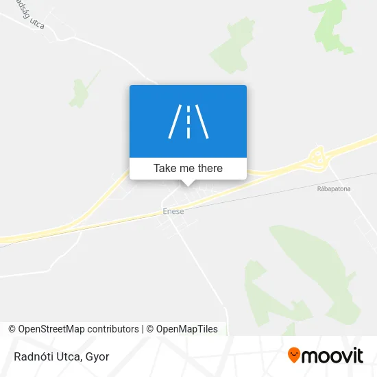 Radnóti Utca map