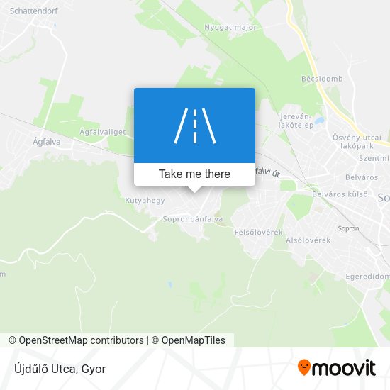 Újdűlő Utca map