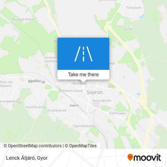 Lenck Átjáró map