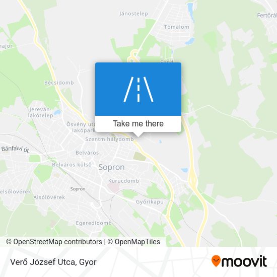 Verő József Utca map