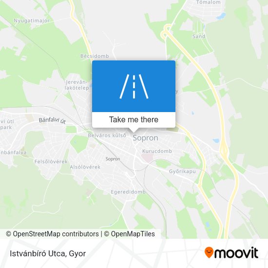 Istvánbíró Utca map