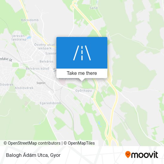 Balogh Ádám Utca map