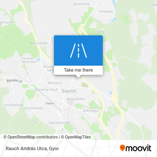 Rauch András Utca map