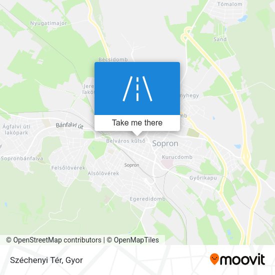 Széchenyi Tér map