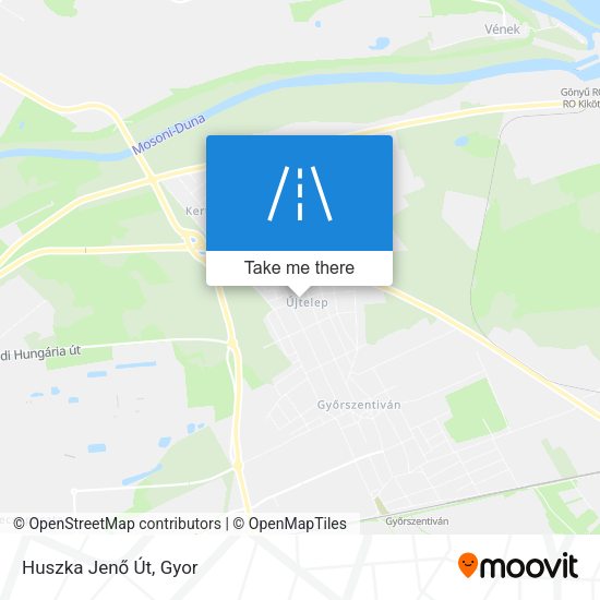 Huszka Jenő Út map