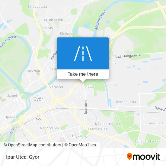Ipar Utca map