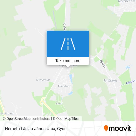 Németh László János Utca map