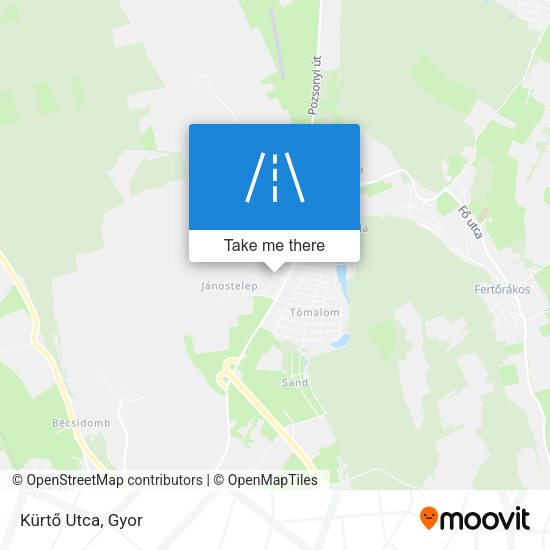 Kürtő Utca map