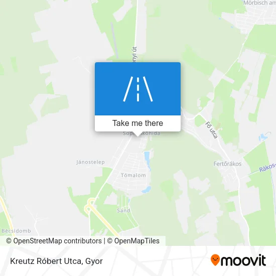 Kreutz Róbert Utca map