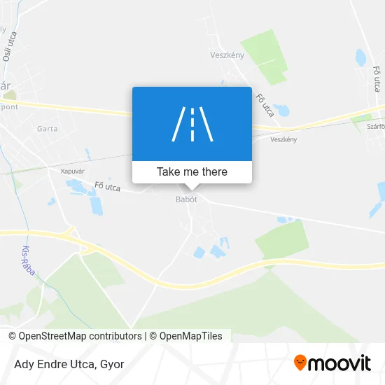 Ady Endre Utca map