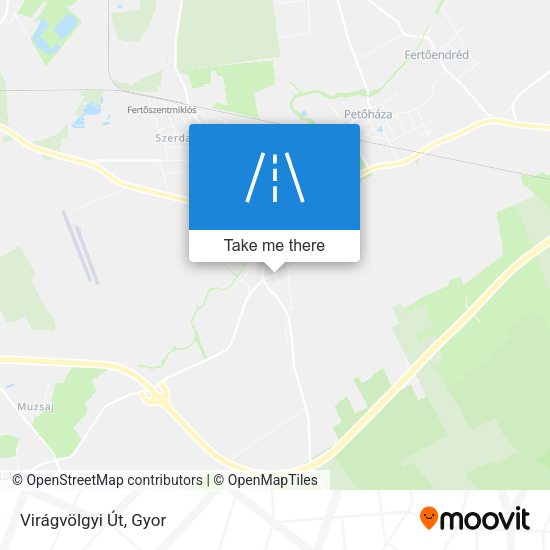 Virágvölgyi Út map