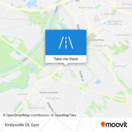 Királyszéki Út map